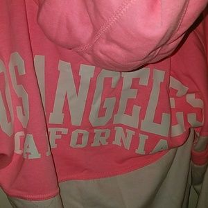 Pink & White Los Angeles Sweatshirt